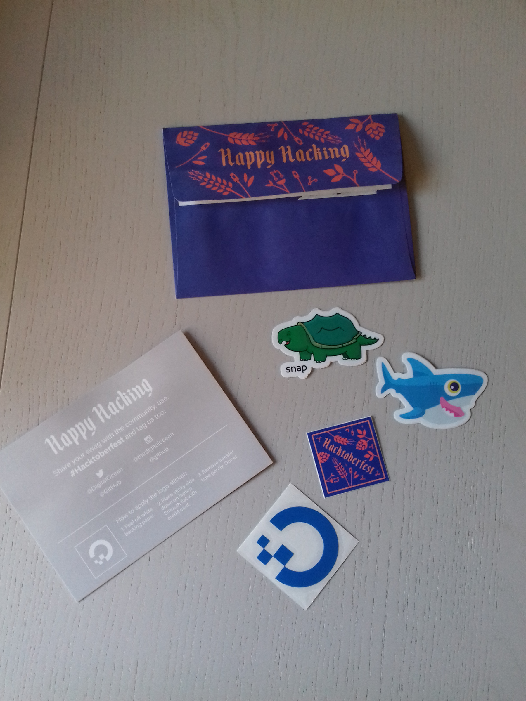 Hacktoberfest stickers