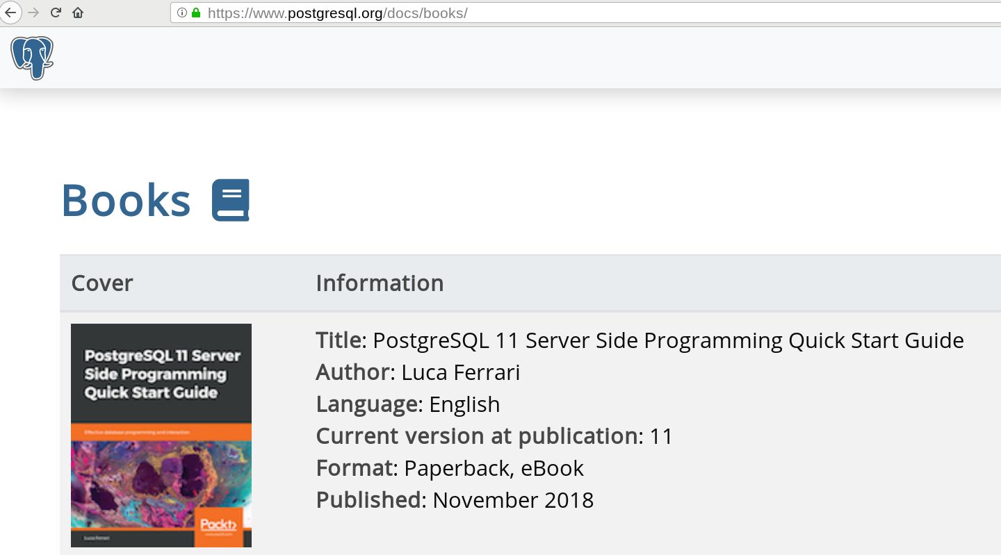 PostgreSQL-11-ServerSideProgramming-books-page